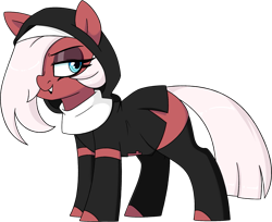 Size: 1863x1518 | Tagged: safe, artist:notenoughapples, oc, oc only, oc:mother pravum, earth pony, pony, clothes, female, mare, nun, simple background, socks, solo, transparent background