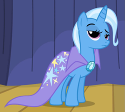 Size: 733x657 | Tagged: safe, screencap, trixie, pony, unicorn, boast busters, g4, cropped, female, looking at you, mare, raised eyebrow, solo