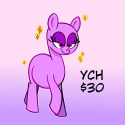 Size: 3000x3000 | Tagged: safe, artist:metalface069, pony, fat, high res, ych example, your character here