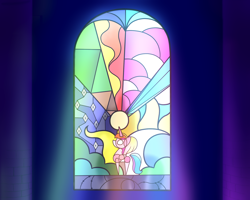 Size: 2000x1600 | Tagged: safe, artist:angiepeggy2114, stained glass, window