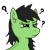 Size: 800x800 | Tagged: safe, artist:anonymous, oc, oc only, oc:filly anon, earth pony, pony, bust, ear fluff, female, filly, portrait, question mark, simple background, solo, transparent background