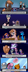 Size: 1280x3234 | Tagged: safe, artist:tailzkip, oc, oc:rubik, pony, unicorn, ask pun, ask, colt, magic, male