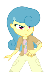 Size: 1280x1792 | Tagged: safe, artist:vicakukac200, lemon hearts, equestria girls, g4, clothes, equestria girls-ified, female, jacket, shirt, shorts, simple background, solo, t-shirt, transparent background