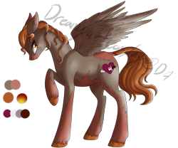 Size: 2683x2236 | Tagged: safe, artist:dreamyartcosplay, oc, oc only, oc:inevitable, pegasus, pony, heart, high res, knife, pegasus oc, raised hoof, reference sheet, scar, simple background, solo, transparent background, unshorn fetlocks, watermark, wings