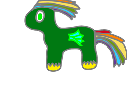 Size: 1440x1080 | Tagged: safe, artist:bravewind, oc, oc only, pony, 1000 hours in ms paint, anatomically incorrect, multicolored hair, poorly cropped, poorly drawn pony, rainbow hair, simple background, solo, transparent background