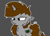 Size: 2100x1500 | Tagged: safe, artist:northwindsmlp, oc, oc only, oc:littlepip, pony, unicorn, fallout equestria, chest fluff, chibi, fanfic, fanfic art, female, gray background, horn, mare, simple background, sleepy, solo