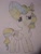 Size: 720x960 | Tagged: safe, artist:xpstar214, vapor trail, pegasus, pony, g4, top bolt, adorable face, cute, female, mare, smiling, solo, standing, traditional art, vaporbetes
