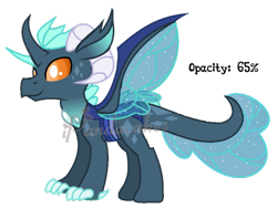 Size: 637x480 | Tagged: safe, artist:ipandacakes, oc, oc only, dragonling, hybrid, base used, interspecies offspring, offspring, parent:princess ember, parent:thorax, parents:embrax, simple background, solo, transparent background, watermark