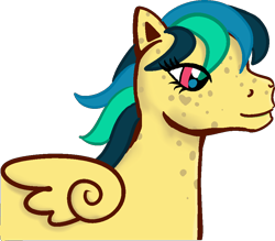 Size: 936x820 | Tagged: safe, artist:anonymous, oc, oc only, oc:apogee, pegasus, pony, g3, cute, female, filly, ocbetes, pegasus oc, simple background, solo, transparent background, wings
