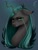 Size: 1536x2048 | Tagged: source needed, safe, artist:vardastouch, queen chrysalis, changeling, changeling queen, g4, bust, female, sad, simple background, solo