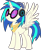 Size: 1955x2365 | Tagged: safe, artist:anime-equestria, dj pon-3, vinyl scratch, alicorn, pony, g4, alicornified, female, gem, headphones, horn, jewelry, princess, race swap, regalia, simple background, solo, sunglasses, transparent background, vector, vinyl's glasses, vinylcorn, wings