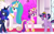 Size: 1024x629 | Tagged: safe, artist:missxxfofa123, edit, edited screencap, screencap, princess cadance, princess celestia, princess luna, twilight sparkle, alicorn, pony, g4, alicorn tetrarchy, alternate hairstyle, base used, hair bun, new crown, twilight sparkle (alicorn)