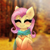 Size: 2500x2500 | Tagged: safe, artist:confetticakez, fluttershy, pegasus, pony, g4, autumn, blushing, cheek fluff, chest fluff, clothes, cute, eyes closed, female, high res, mare, pumpkin, scarf, shyabetes, smiling, solo, weapons-grade cute