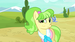 Size: 1280x720 | Tagged: safe, screencap, chickadee, ms. peachbottom, earth pony, pony, g4, games ponies play, female, mare, solo