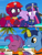 Size: 1080x1440 | Tagged: safe, artist:jadeharmony, artist:徐詩珮, fizzlepop berrytwist, night light, tempest shadow, twilight sparkle, oc, oc:transparent (tempest's father), alicorn, pony, unicorn, series:sprglitemplight diary, series:sprglitemplight life jacket days, series:springshadowdrops diary, series:springshadowdrops life jacket days, g4, alternate universe, canon x oc, chase (paw patrol), clothes, father and child, father and daughter, female, gay, infidelity, lesbian, lifejacket, male, marshall (paw patrol), nightarent, paw patrol, ship:tempestlight, shipping, twilight sparkle (alicorn)