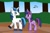 Size: 1280x854 | Tagged: safe, artist:platinumdrop, shining armor, twilight sparkle, pony, unicorn, g4, brother and sister, female, looking at each other, male, mare, request, siblings, stallion, tree, unicorn twilight