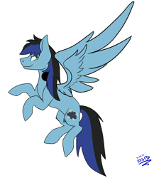 Size: 1481x1705 | Tagged: safe, artist:toptian, oc, oc only, pegasus, pony, pegasus oc, rearing, signature, simple background, solo, white background, wings