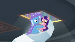 Size: 1920x1080 | Tagged: safe, screencap, raspberry dazzle, trixie, g4, the ending of the end