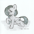 Size: 1766x1766 | Tagged: safe, artist:sugarstar, marble pie, earth pony, pony, g4, cute, female, inktober, marblebetes, mare, sitting, smiling, solo, traditional art