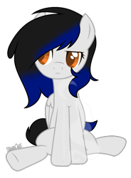 Size: 767x1041 | Tagged: safe, artist:silentwolf-oficial, oc, oc only, pegasus, pony, base used, pegasus oc, signature, simple background, sitting, solo, transparent background, underhoof, watermark, wings