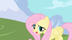 Size: 1280x720 | Tagged: safe, screencap, fluttershy, pegasus, pony, friendship is magic, g4, female, mare, solo