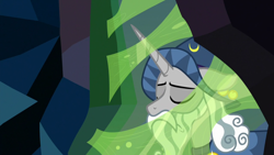 Size: 1920x1080 | Tagged: safe, screencap, star swirl the bearded, pony, unicorn, g4, the ending of the end, eyes closed, imprisoned, male, sad, solo, stallion