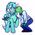 Size: 4000x4000 | Tagged: safe, artist:witchtaunter, lyra heartstrings, oc, oc:anon, human, pony, unicorn, g4, bat wings, blushing, body horror, cheek kiss, chest fluff, cthulhu, cthulhu mythos, cthulyra, eldritch abomination, kissing, lovecraft, simple background, species swap, tentacles, white background, wings