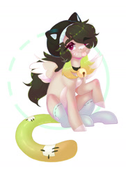 Size: 1182x1629 | Tagged: safe, artist:shady-bush, oc, oc only, oc:six, pegasus, pony, female, mare, solo, tongue out