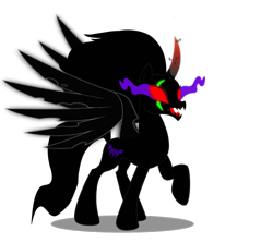 Size: 947x843 | Tagged: safe, artist:dragonchaser123, artist:venjix5, king sombra, pony of shadows, tempest shadow, alicorn, pony, unicorn, g4, alicornified, armor, blank eyes, colored horn, corrupted, curved horn, eye scar, female, female possessed by male, glowing scar, her body has been possessed by sombra, horn, mare, oh no, possessed, pretty pretty tempest, race swap, red eyes, scar, simple background, solo, sombra eyes, sombra's horn, spread wings, tempest gets her horn back, tempest gets her wings, tempest gets her wings back, tempest gets wings, tempest with sombra's horn, tempesticorn, transparent background, well shit, wings, xk-class end-of-the-world scenario