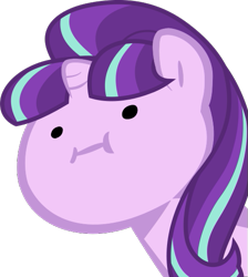 Size: 491x549 | Tagged: safe, artist:nano23823, starlight glimmer, pony, unicorn, g4, .svg available, :i, base used, bust, female, mare, simple background, solo, svg, transparent background, vector, wut face