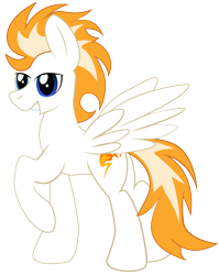 Size: 5492x6908 | Tagged: safe, artist:almaustral, oc, oc only, pegasus, pony, pegasus oc, raised hoof, simple background, solo, transparent background, wings
