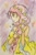 Size: 1277x1923 | Tagged: safe, artist:officiallemonpi, fluttershy, butterfly, human, g4, alternate hairstyle, braid, clothes, cute, dress, female, floral head wreath, flower, flower in hair, humanized, off shoulder, profile, shyabetes, solo, traditional art, yellow dress