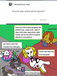 Size: 854x1136 | Tagged: safe, artist:ask-luciavampire, oc, pony, unicorn, vampire, vampony, ask ponys gamer club, ask, game, tumblr