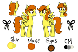 Size: 1940x1300 | Tagged: safe, artist:raypanda, oc, oc only, oc:blair darby, pegasus, pony, bust, female, mare, pegasus oc, reference sheet, simple background, smiling, transparent background, wings