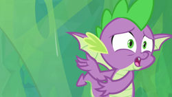 Size: 1920x1080 | Tagged: safe, screencap, spike, dragon, g4, the ending of the end, solo, winged spike, wings
