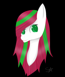 Size: 416x490 | Tagged: safe, artist:scenicstar, oc, oc only, oc:scarlet, pony, bust, female, solo