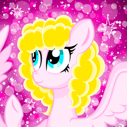 Size: 800x800 | Tagged: safe, artist:php185, edit, pegasus, pony, happy, magic, solo, sparkles, wings