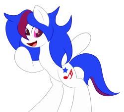 Size: 2420x2200 | Tagged: safe, artist:almaustral, oc, oc only, oc:bright wind, earth pony, pony, :d, bipedal, earth pony oc, high res, open mouth, simple background, smiling, solo, transparent background