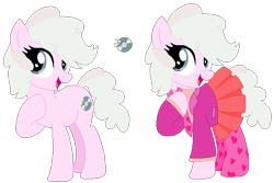 Size: 601x401 | Tagged: safe, artist:acuteexposure, artist:painterede, artist:selenaede, artist:strawberry-spritz, oc, oc only, oc:record label, earth pony, pony, base used, clothes, coat, female, heart, magical gay spawn, mare, necktie, offspring, open mouth, parent:octavio pie, parent:svengallop, parents:sventavio, raised hoof, shirt, simple background, skirt, socks, solo, stockings, suit, thigh highs, transparent background