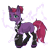 Size: 1024x1024 | Tagged: safe, tempest shadow, pony, unicorn, g4, alternate design, bandana, broken horn, electricity, horn, leg warmers, neckerchief, ponytail, scar, simple background, solo, transparent background