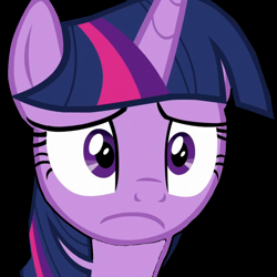Size: 1079x1080 | Tagged: safe, derpibooru exclusive, edit, edited screencap, editor:twilyisbestpone, screencap, twilight sparkle, alicorn, pony, g4, the ending of the end, background removed, black background, close-up, cute, female, frown, mare, sad, sadorable, simple background, solo, twiabetes, twilight sadkle, twilight sparkle (alicorn)