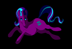 Size: 1296x886 | Tagged: safe, artist:msponies, starlight glimmer, pony, unicorn, g4, black background, equal cutie mark, female, hoers, mare, ms paint, s5 starlight, simple background, solo, tail