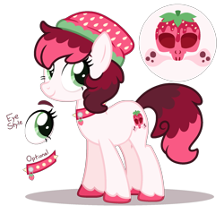 Size: 1759x1684 | Tagged: safe, artist:strawberry-spritz, oc, oc only, oc:spookberry smiles, earth pony, pony, female, mare, simple background, solo, transparent background