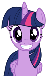 Size: 1500x2416 | Tagged: safe, artist:sketchmcreations, twilight sparkle, alicorn, pony, g4, what about discord?, female, grin, looking at you, mare, simple background, smiling, solo, transparent background, twilight sparkle (alicorn), vector