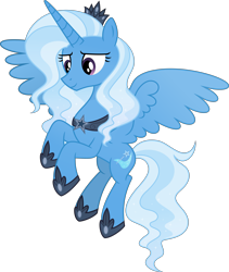 Size: 4940x5847 | Tagged: safe, artist:inaactive, trixie, alicorn, pony, g4, absurd resolution, alicornified, race swap, simple background, solo, transparent background, trixiecorn, vector