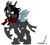 Size: 2896x2627 | Tagged: safe, artist:almaustral, oc, oc only, changeling, pony, changeling oc, clothes, fangs, high res, scarf, simple background, solo, white background