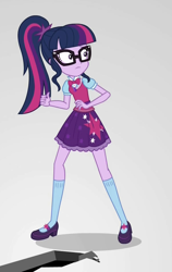 Size: 600x952 | Tagged: safe, screencap, sci-twi, twilight sparkle, equestria girls, equestria girls specials, g4, my little pony equestria girls: mirror magic, cracking, cropped, frightened, geode of telekinesis, here we go again, limbo, magical geodes, mirror world, not again, oh no, scared, solo