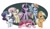 Size: 4096x2403 | Tagged: safe, artist:kindakismet, mean applejack, mean fluttershy, mean pinkie pie, mean rainbow dash, mean rarity, mean twilight sparkle, twilight sparkle, alicorn, earth pony, pegasus, pony, unicorn, g4, the mean 6, abstract background, clone, crossed hooves, floppy ears, frown, high res, lying down, mean six, prone, simple background, twilight sparkle (alicorn), white background