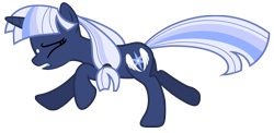 Size: 10187x4972 | Tagged: safe, artist:estories, oc, oc only, oc:silverlay, original species, pony, umbra pony, unicorn, g4, absurd resolution, female, mare, running, simple background, solo, transparent background, vector