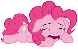 Size: 11000x7000 | Tagged: safe, artist:tardifice, pinkie pie, earth pony, pony, g4, the beginning of the end, absurd resolution, simple background, sobbing, solo, transparent background, vector